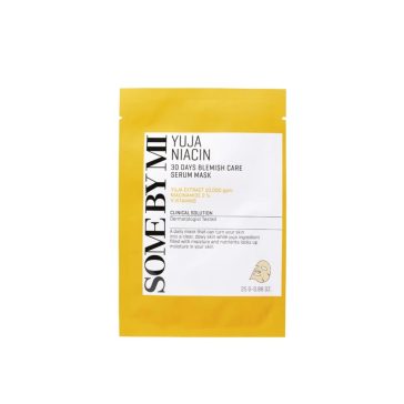   SOME BY MI Yuja Niacin Blemish Care Serum Mask - Világosító Lapmaszk