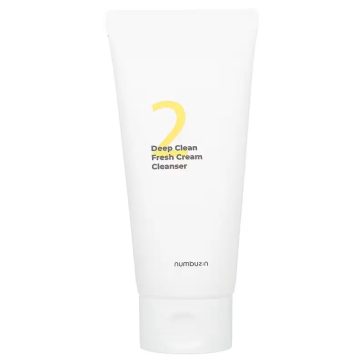   Numbuzin No. 2 Deep Clean Fresh Cream Cleanser 120ml - Arctisztító hab