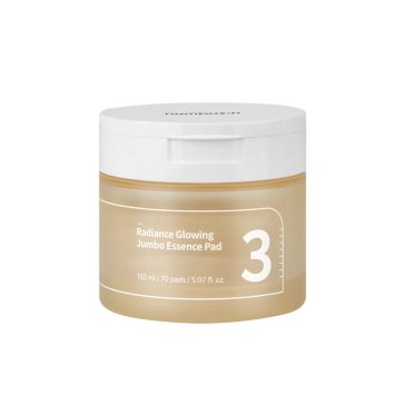   Numbuzin No.3 Radiance Glowing Jumbo Essence Pad 70 db - Ragyogásfokozó arckorongok
