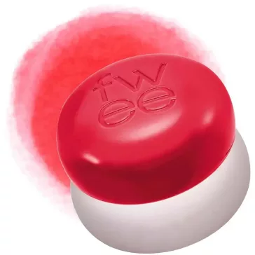   FWEE Lip and Cheek Blurry Pudding Pot RD01 - Tinted balm for lips and cheeks