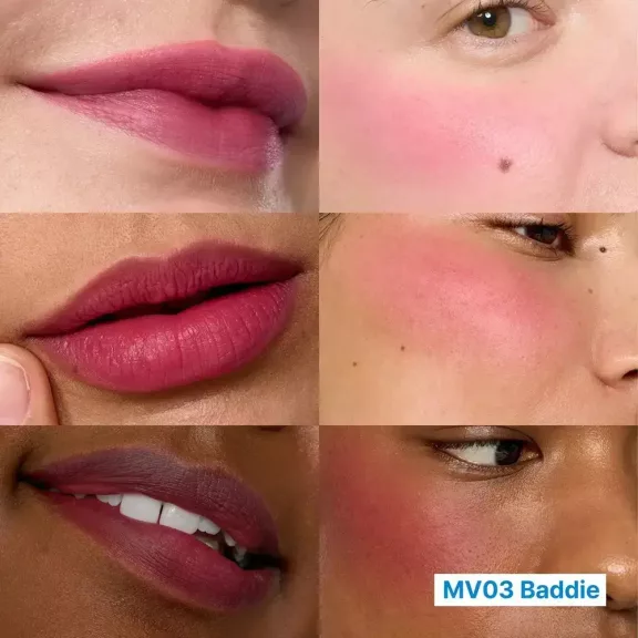 FWEE Lip and Cheek Blurry Pudding Pot MV03 Baddie - Tinted balm for lips and cheeks