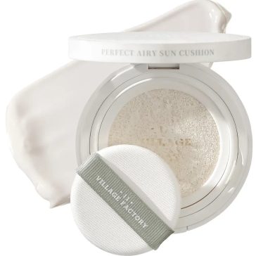   VILLAGE 11 FACTORY Perfect Airy Sun Cushion SPF 50+ PA++++ - fényvédő cushion