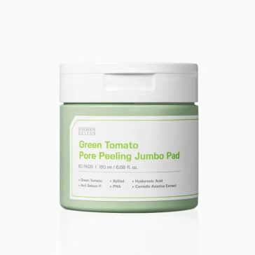   Sungboon Editor Green Tomato Pore Peeling Jumbo Pad 60 db - Hámlasztó tonikpárnák