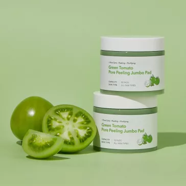   Sungboon Editor Green Tomato Pore Peeling Jumbo Pad 60 Stück – Peeling-Toner-Pads