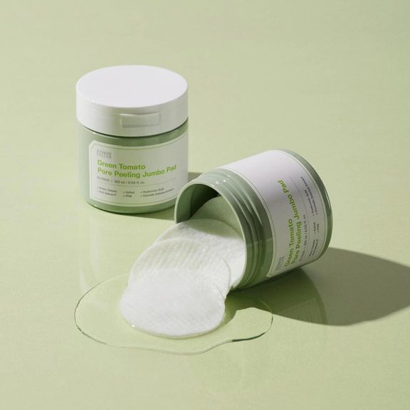 Sungboon Editor Green Tomato Pore Peeling Jumbo Pad 60 db - Hámlasztó tonikpárnák