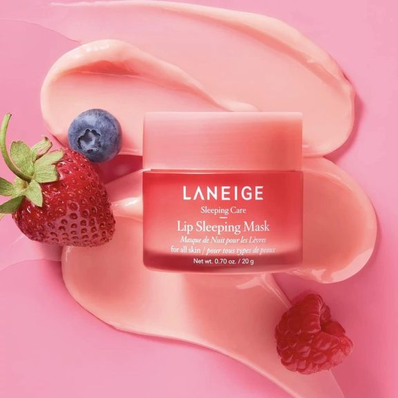Laneige Lip Sleeping Mask EX (Berry) 20g - Intenzív Regeneráló Ajakmaszk