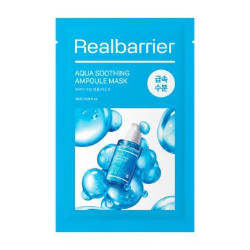 Real Barrier Aqua Soothing Ampoule Mask 28ml - Fátyolmaszk