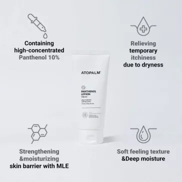   Atopalm MLE Panthenol Lotion - Moisturizing and soothing lotion
