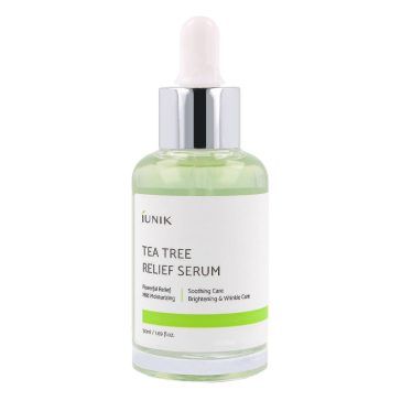   iUNIK Tea Tree Relief Serum 50ml - Szérum Problémás Bőrre