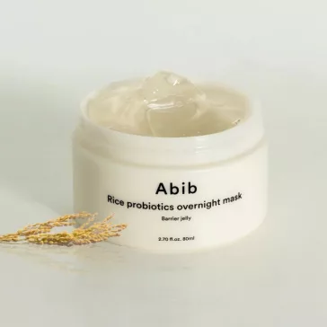   Abib Rice Probiotics Overnight Mask 80 ml - Overnight Mask with Rice Probiotics