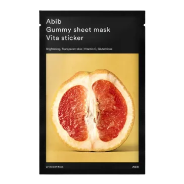   Abib Gummy Sheet Mask Vita Sticker - Sheet mask for radiant skin