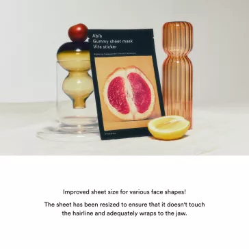   Abib Gummy Sheet Mask Vita Sticker - Sheet mask for radiant skin