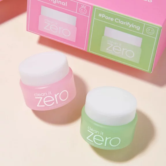 Banila Co - Clean It Zero Balm Mini Kit - Original 7ml + Pore Clarifying Pore Cleansing Set 7ml