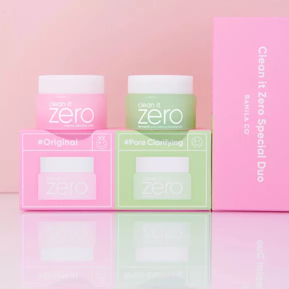 Banila Co - Clean It Zero Balm Mini Kit - Original 7ml + Pore Clarifying Pore Cleansing Set 7ml