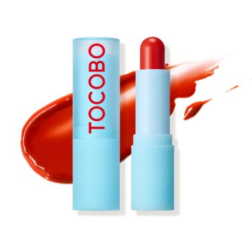   TOCOBO Glass Tinted 013 Tangerine Red Lip balm - Hidratáló és fényes ajakbalzsam