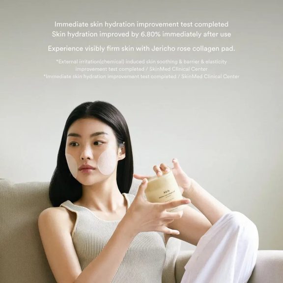 Abib Jericho Rose Collagen Pad 60db - Hidratáló és Feszesítő Arckorongok