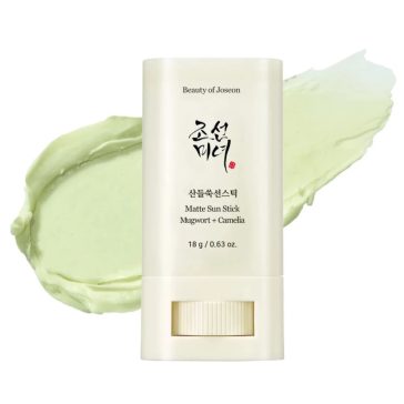   Beauty of Joseon Matte Sun Stick Mugwort + Camelia SPF 50+ 18g - Mattító Fényvédő Stift