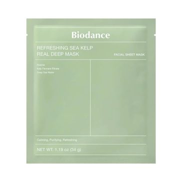   Biodance Refreshing Sea Kelp Real Deep Mask 34 g - Bőryugtató és Hidratáló maszk