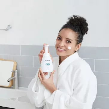   Zeroid Foaming Cleanser 240ml - Universal Face and Body Cleansing Foam