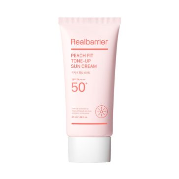 Real Barrier Peach Fit Tone-Up Sun Cream 50 ml - Fényvédő