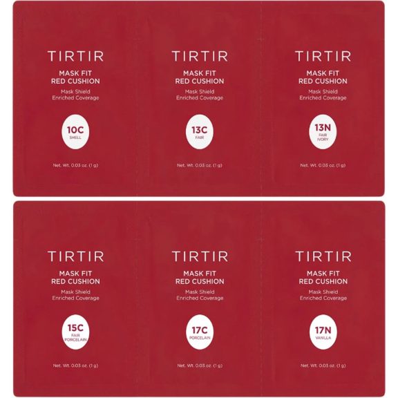 TIRTIR Mask Fit Red Cushion Kit 6 Colors