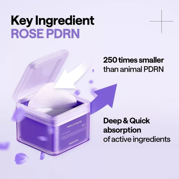 Mediheal PDRN Lifting Pad - Feszesítő Toner pad