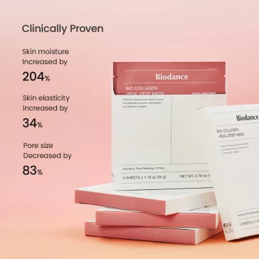   Biodance Bio-Collagen Real Deep Mask 4 Sheets x 34g – 4 pcs Hydrating Mask