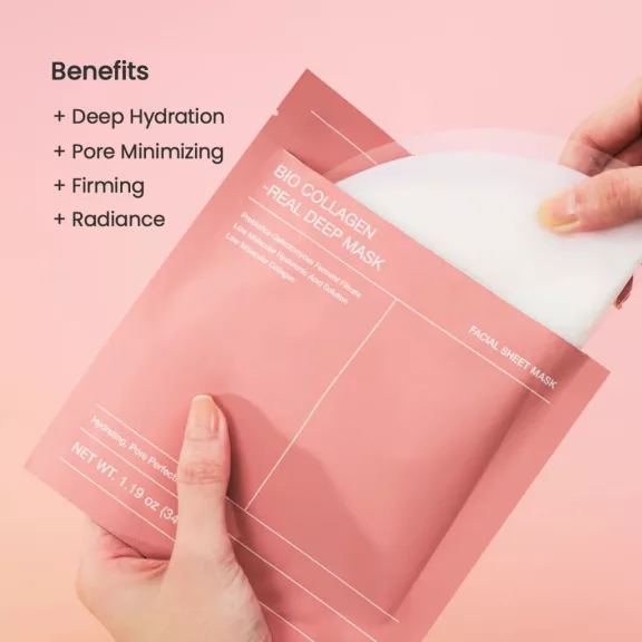 Biodance Bio-Collagen Real Deep Mask 4 Sheets x 34g – 4 pcs Hydrating Mask