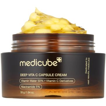   Medicube Deep Vita C Capsule Cream - Világosító és Feszesítő Arckrém
