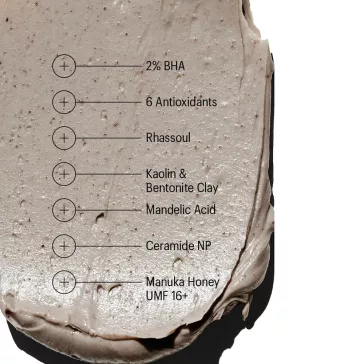 Allies of Skin Rhassoul & BHA Antioxidants Purifying Mask