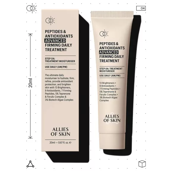 Allies of Skin Peptides & Antioxidants Advanced Firming Daily Treatment 20ml - Firming Moisturizer