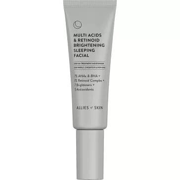  Allies of Skin Multi Acids & Retinoid Brightening Sleeping Facial - Brightening Night Cream
