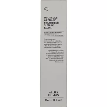   Allies of Skin Multi Acids & Retinoid Brightening Sleeping Facial - Brightening Night Cream