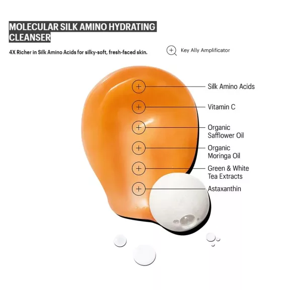 Allies of Skin Molecular Silk Amino Acid Hydrating Cleansing Gel 25 ml
