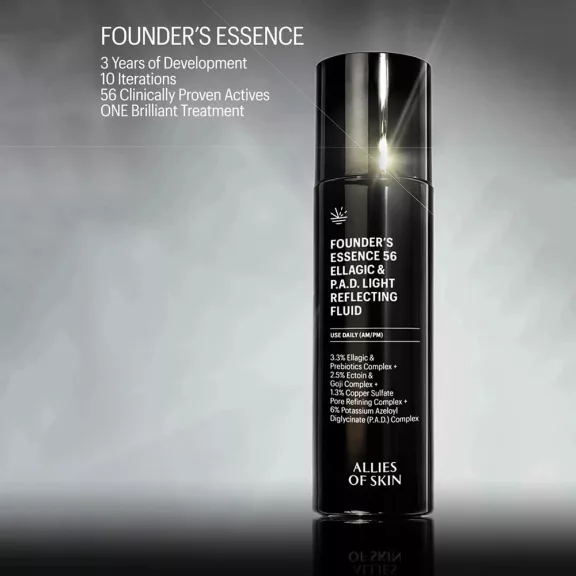 Allies of Skin Founder's Essence 56 Ellagic & P.A.D. Light Reflecting Fluid - For Radiant Skin