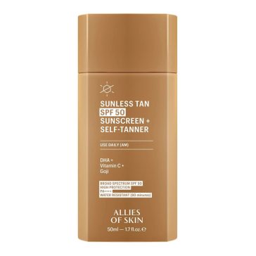   Allies of Skin Sunless Tan SPF 50 Napi Napvédő + Önbarnító 50 ml
