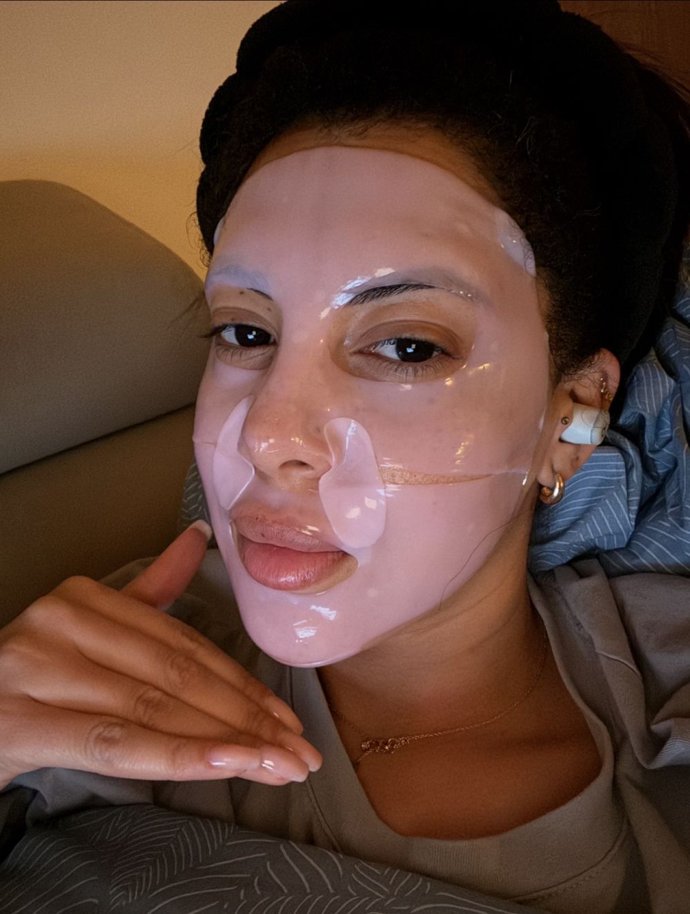 Medicube PDRN Pink Collagen Gel Mask 28 g - Feszesítő Hidrogél Arcmaszk