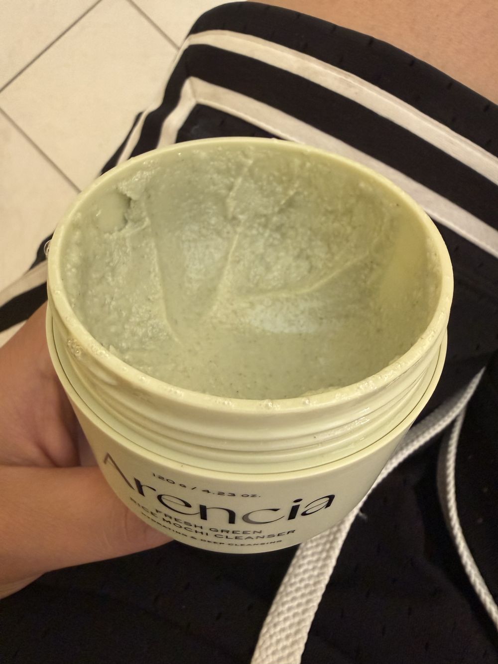 Arencia Fresh Green Rice Mochi Cleanser 120g - Gyengéd arctisztító